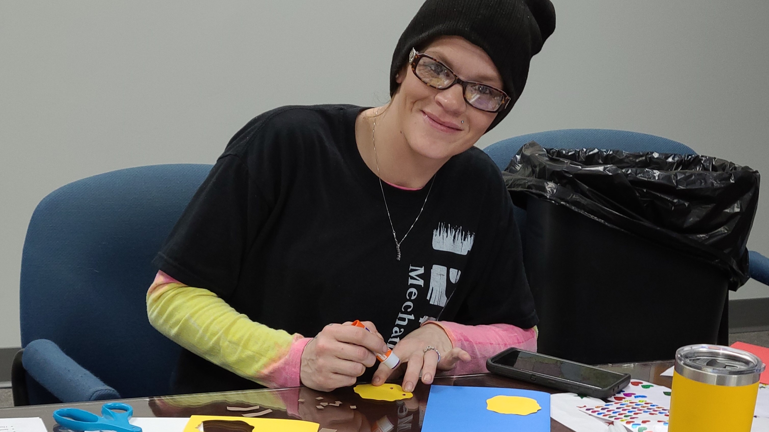 Plibrico Happy Card Project - Plibrico Team Helps Kids Smile