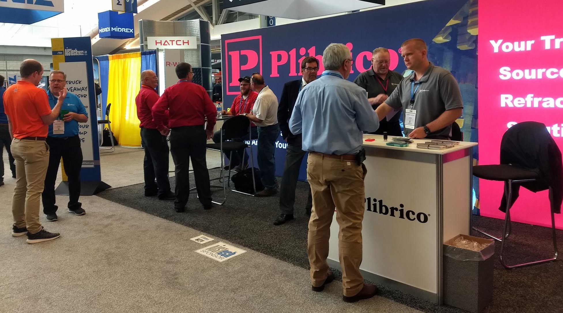 AISTech2022 Plibrico Booth